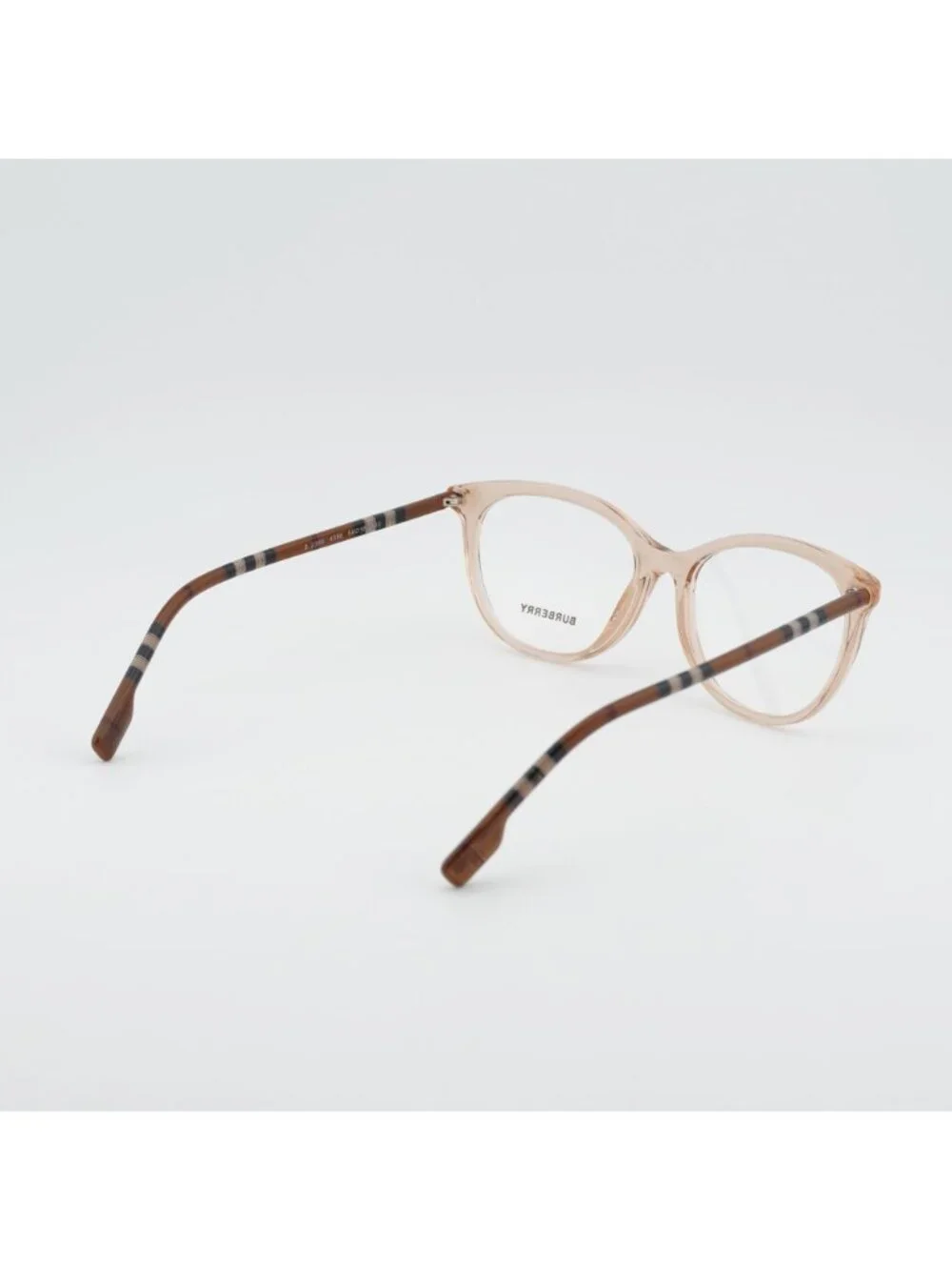 Burberry BE2389 4088 Eyeglasses Shiny Peach 52mm Geometric Frame